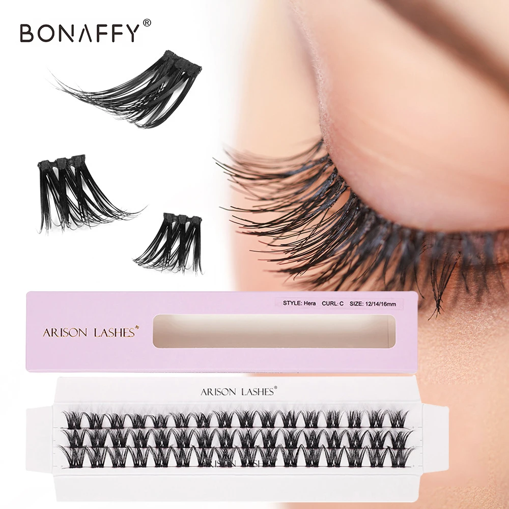 

DIY Clusters Eyelash Extension Segmented Lashes Russian Volume Faux Eyelashes Individual Lashes Bundles Makeup Cilia Cilias