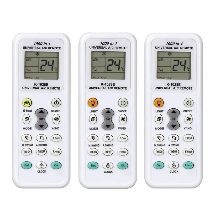 

MOLA Universal Air Conditioner Remote Control English Version Controller K-1028E