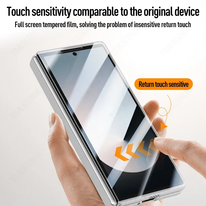 Прозрачный чехол с петлями для Samsung Galaxy Z Fold 6