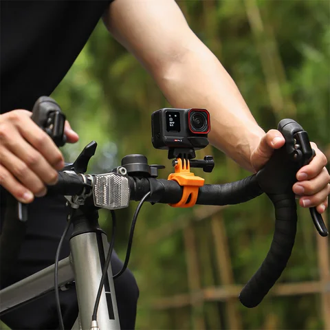 Гибкий силиконовый ремешок для DJI OSMO Action 5Pro/4/3, свободно регулируемые углы, держатель для спортивной камеры, подставка для Insta360/Gopro