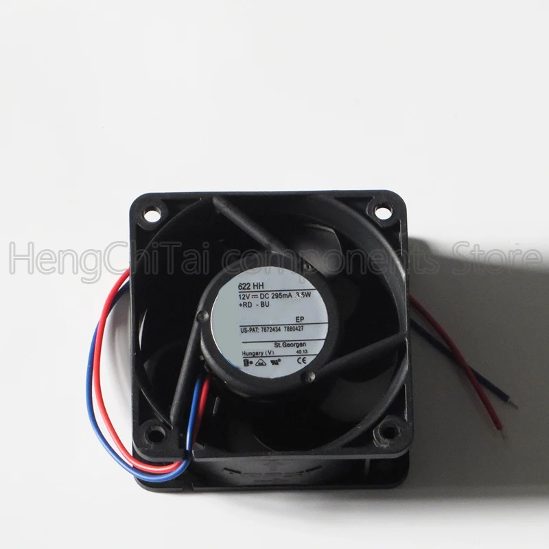 Оригинальный 100% рабочий 622 H 622HH HH 12V 3 5 W охлаждающий вентилятор 622H 3.5W