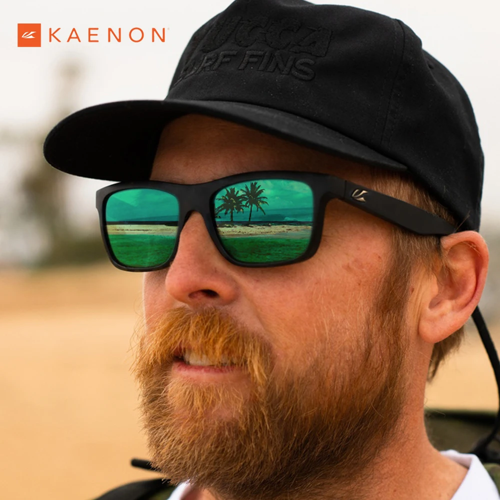 

Mirrored lens Square Sunglasses Kaenon Clarke Men Polarized TR90 frame Brand Design eyewear Women Sun glasses Fishing UV400