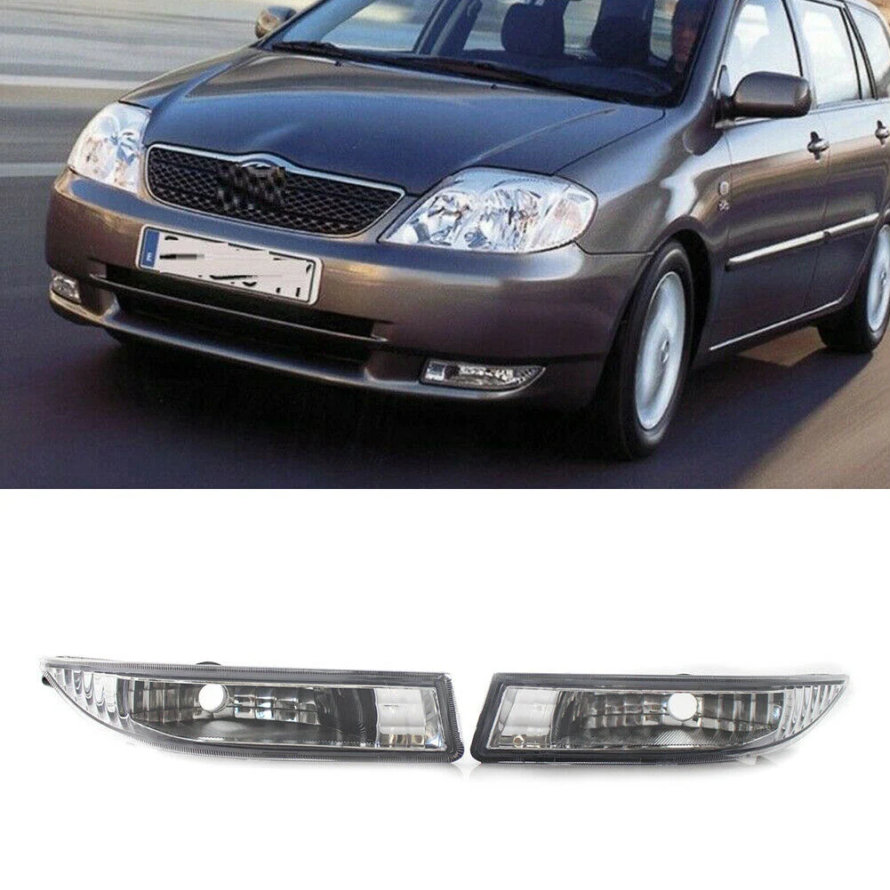 Передний левый бампер противотуманные фары для Toyota Corolla Kombi Limo E12 2001-2004 без ламп