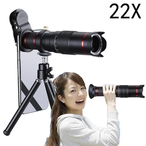 Universal 4K 22x Zoom Mobile Phone Telescope Lens Telephoto External Smartphone Camera Lens For IPhone Sumsung huawei all phone