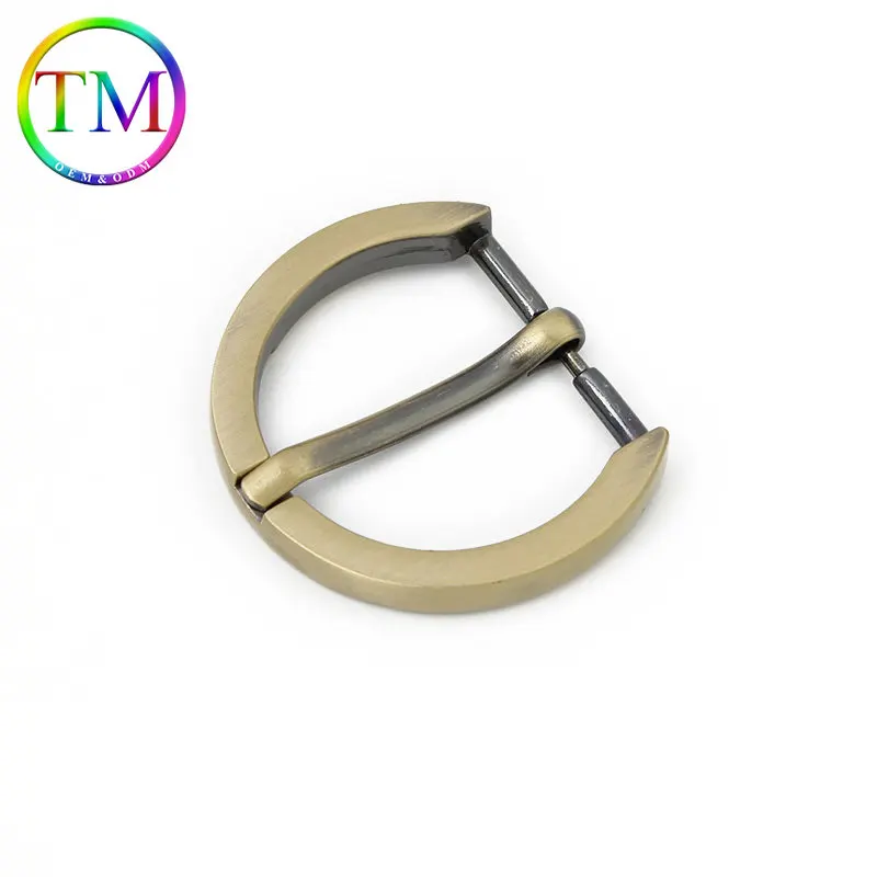 10-50Pcs Semicircle Strap Webbing Buckle Bag Strap Adjustable Buckles Flat Metal D Ring Pin Buckle Diy Hardware Accessories