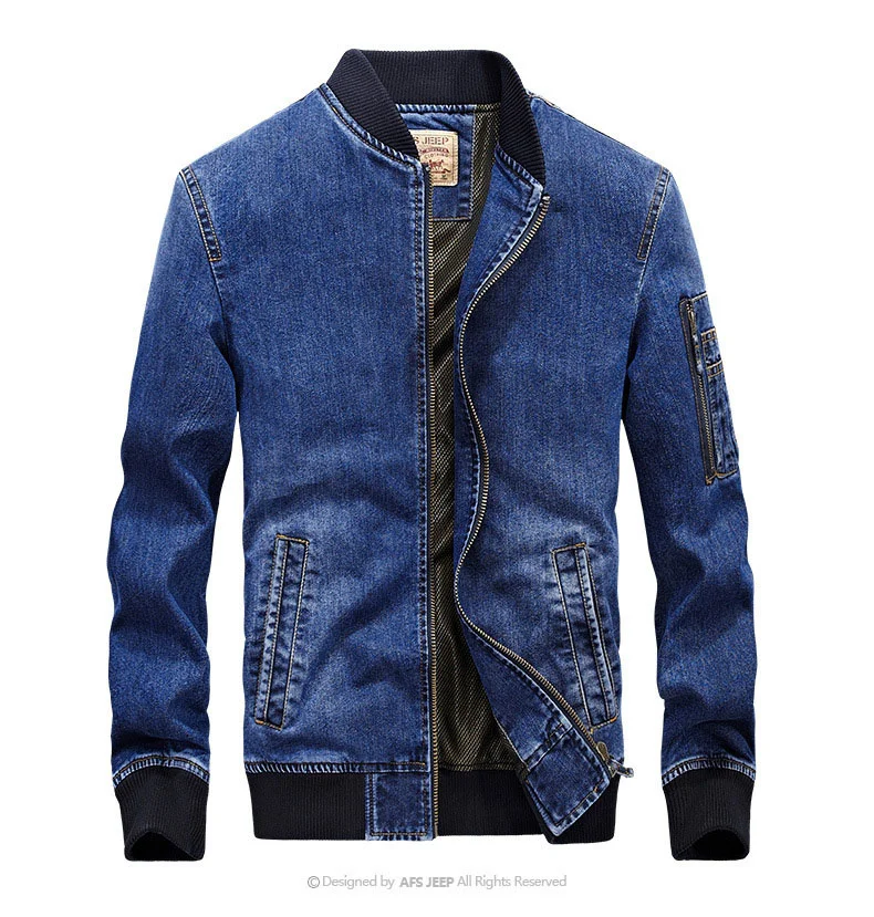 

Men's Over sized Denim Jacket, Brand Coat, Casual Autumn Fashion, Outdoor Clothing, Large 4xl Af66007a