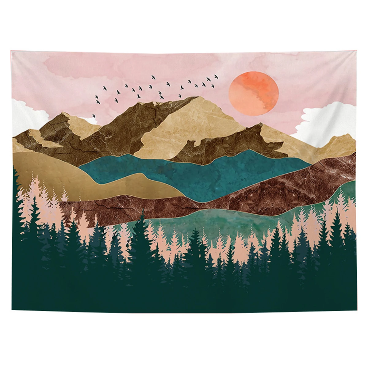 

Индийская мандала, гобелен из полиэстера, индийская мандала, искусственная Мандала