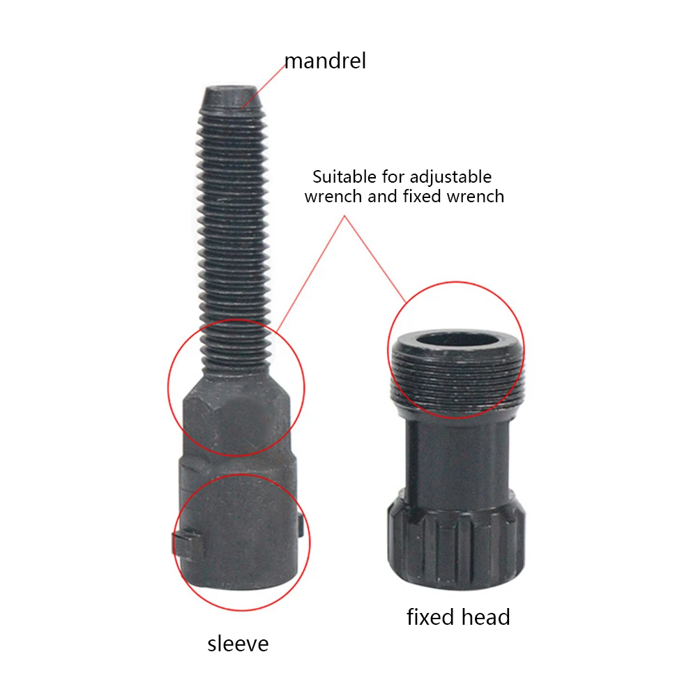 

Bike Bicycle Crankset Crank Arm Puller Remover Repair Removal Wrench Tool Black Mountain Bike Parts Bicycle Accessories