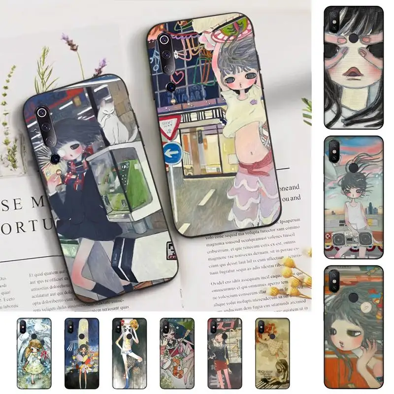 

Aya Takano Phone Case for Xiaomi mi 5 6 8 9 10 lite pro SE Mix 2s 3 F1 Max2 3