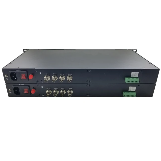 

1 канал, оптическое волокно 4chs 3G-SDI, прямое видео с встроенным аудио + 2 двунаправленного оптоволоконного трансивера RS485