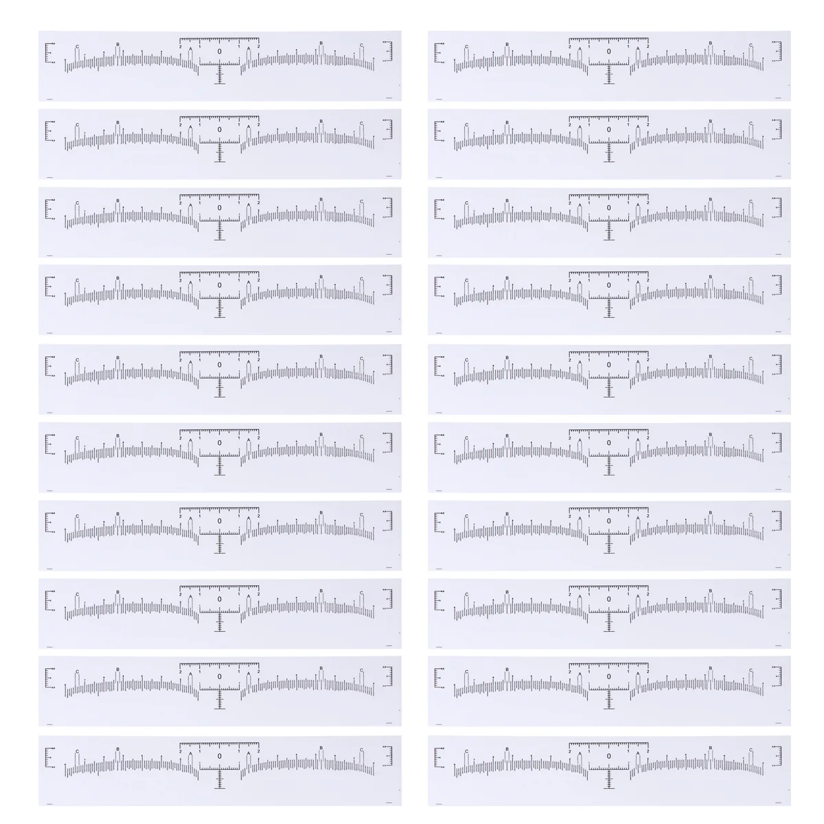 

120 шт., одноразовые линейки для макияжа