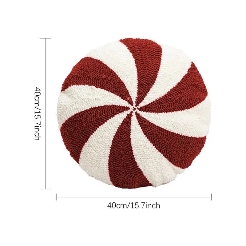 2024 рождественская подушка с конфетами и мятой милая плюшевая для куклы Candycane