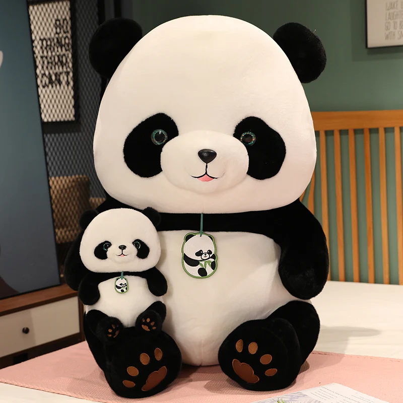 

24-50cm Lovely Panda Plush Toys Soft Cartoon Animal Bear Appease Pillow Stuffed Baby Doll Toys for Kids Girls Birthday Gifts