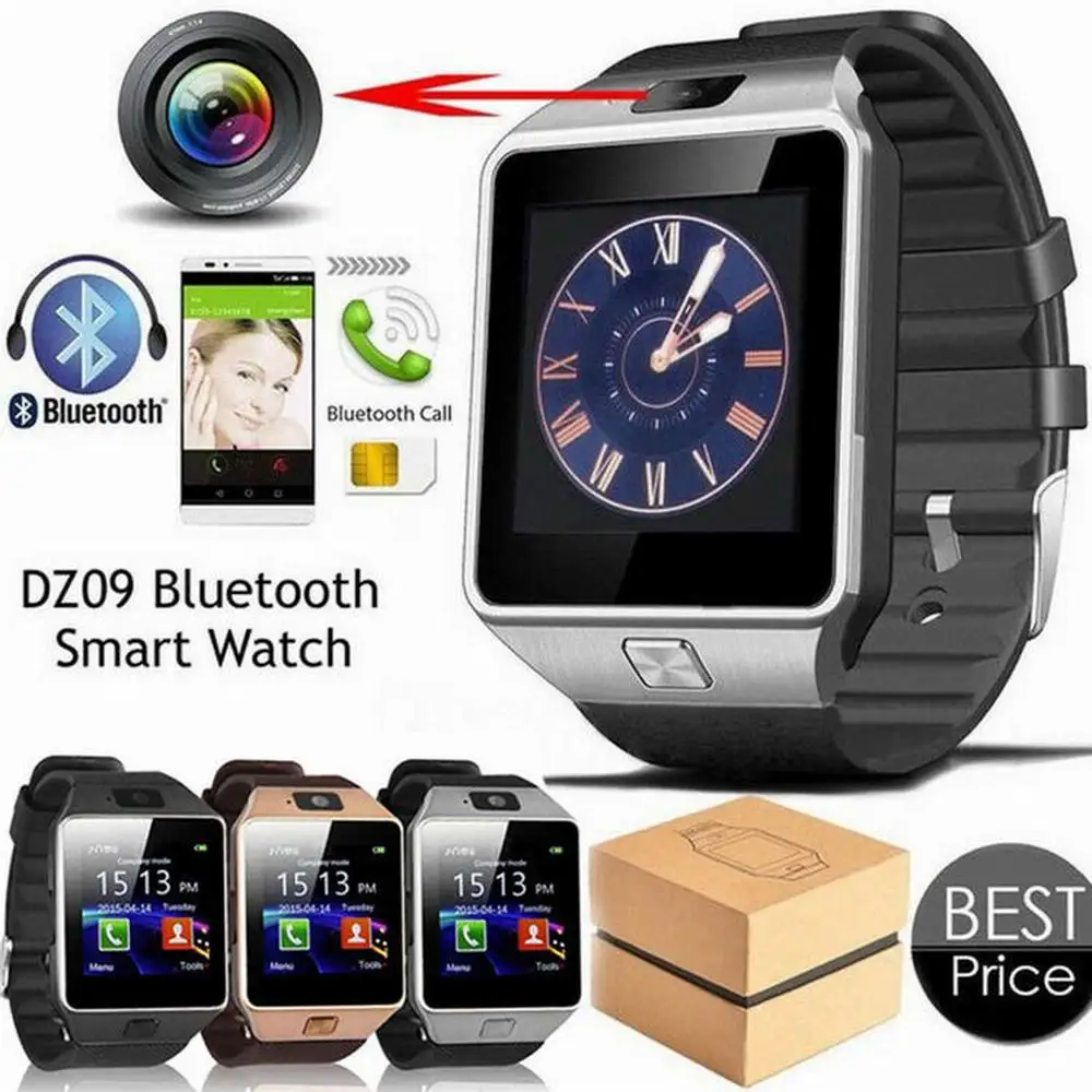 

DZ09 Smart Watch Multifunctioinal Digital Sports Watch With 300W Pixel Full Touch Screen Blood Pressure Waterproof Smartwatch