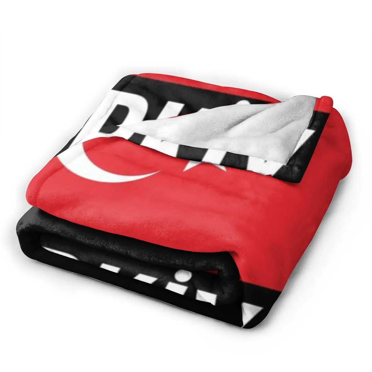 Флаг Турции Кантри Турецкий флаг Ультрамягкое микрофлисовое одеяло