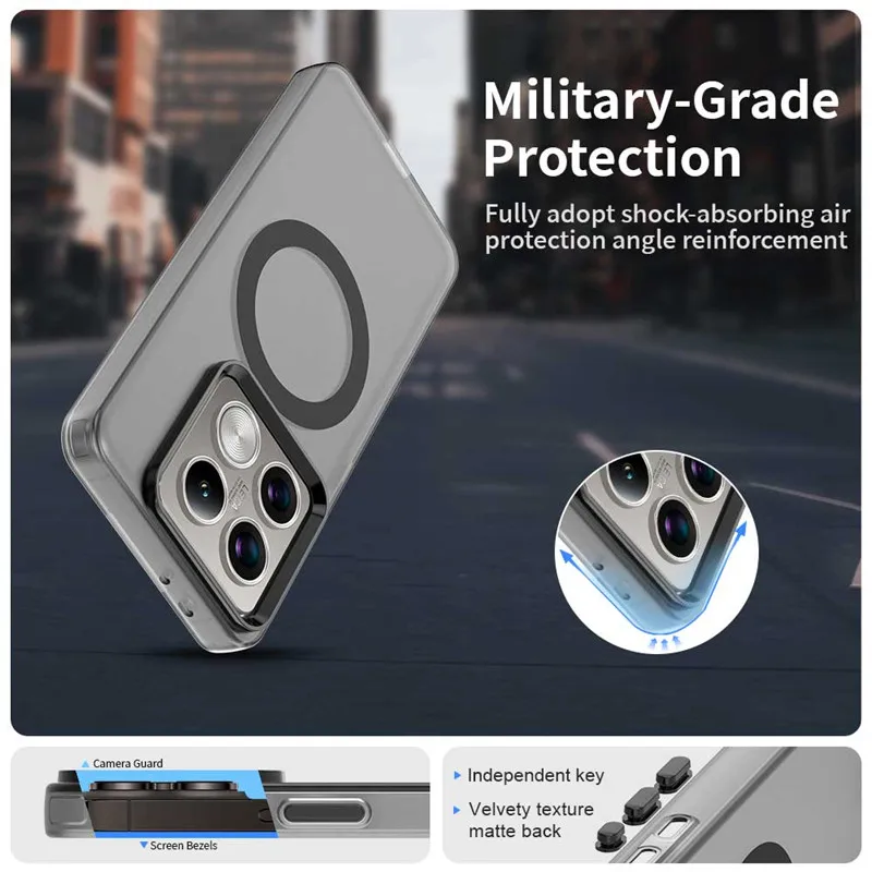 Роскошный чехол Magsafe ярких цветов для Xiaomi 14 T Pro 5G Mi Mi14T Xiaomi14T магнитные