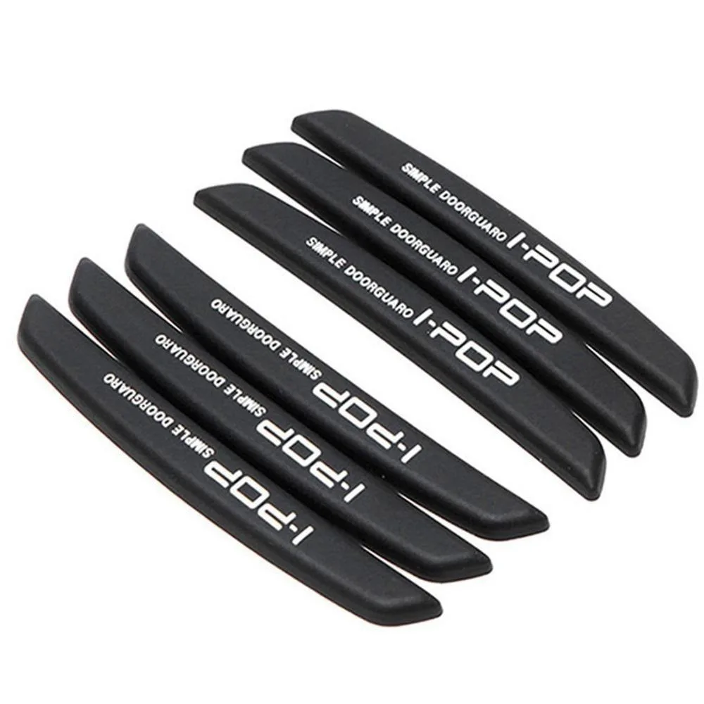 

6Pcs Car Door Edge Anti-collision Protector Bar Stickers Buffer Trim Molding Protection Strip Scratch Protector Ca Crash bar