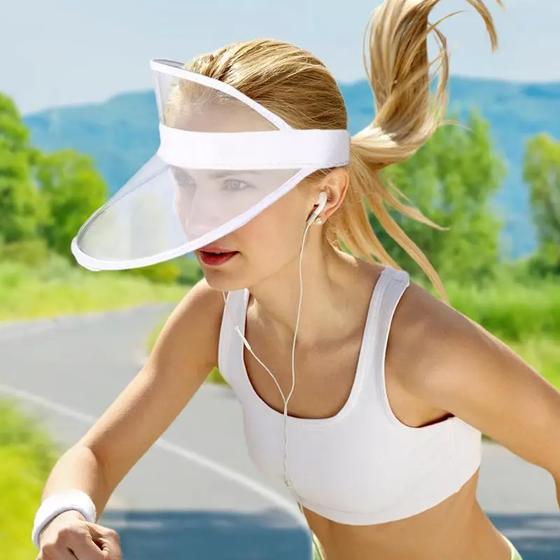 Модная летняя спортивная солнцезащитная кепка унисекс прозрачная шляпа с