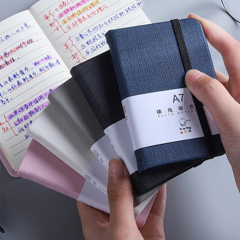

1Pcs A6 A7 Mini Notebook Portable Pocket Notepad Memo Diary Planner Agenda Organizer Sketchbook Office School Stationery