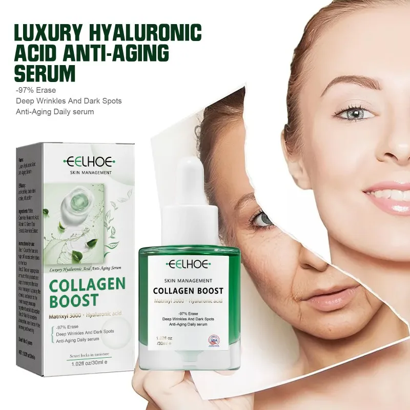 

Hyaluronic Acid Anti-wrinkle Serum Reduces Fine Lines Nasolabial Folds Moisturizes Lifts and Tightens The Skin Facial Essence