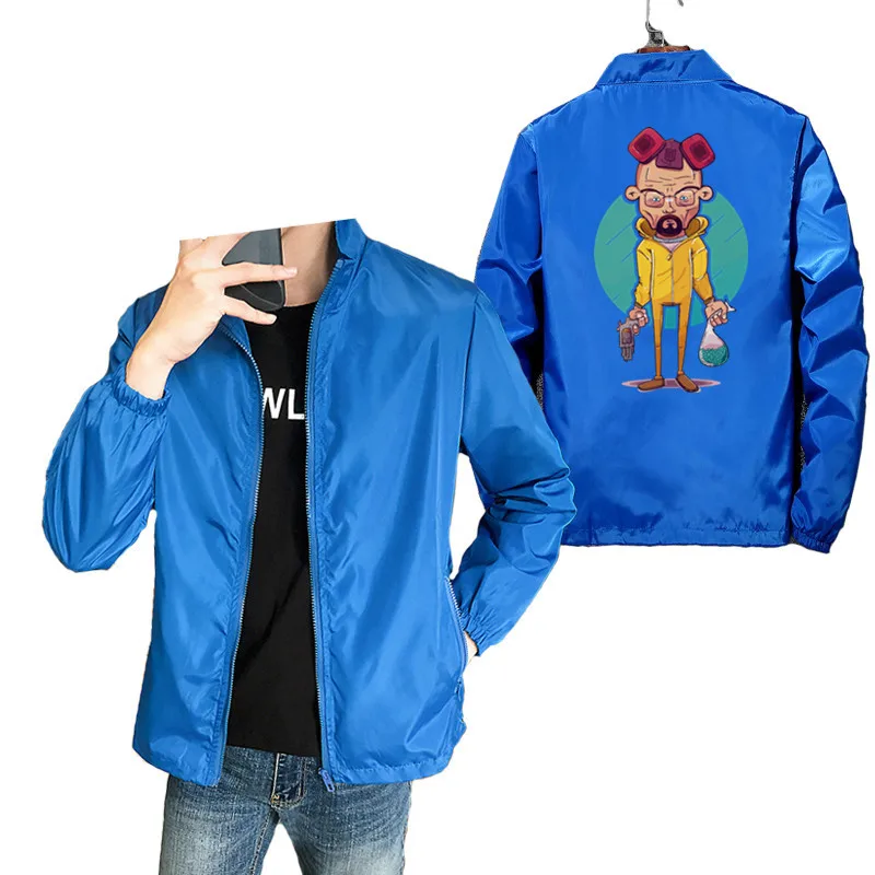 Куртка-пилот Heisenberg Мужская ветровка-бомбер парусиновая куртка в стиле стимпанк