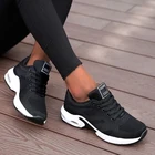 Женские кроссовки для бега из дышащего материала на платформе, цвета на выбор