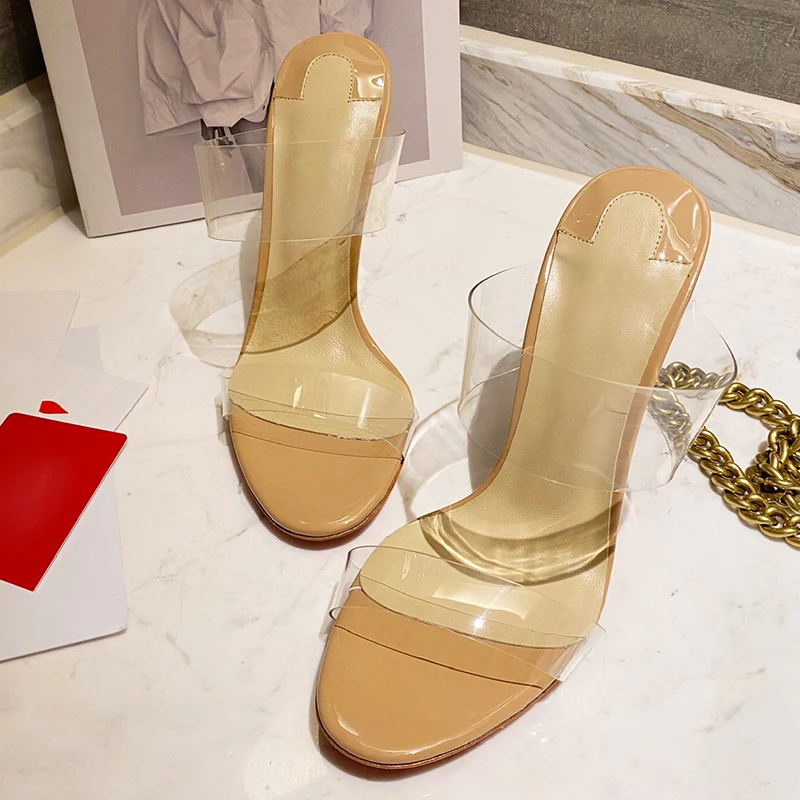 

Сандалии женские на высоком каблуке, роскошные романтические брендовые дизайнерские босоножки с круглым носком, модная обувь с ремешком с ...