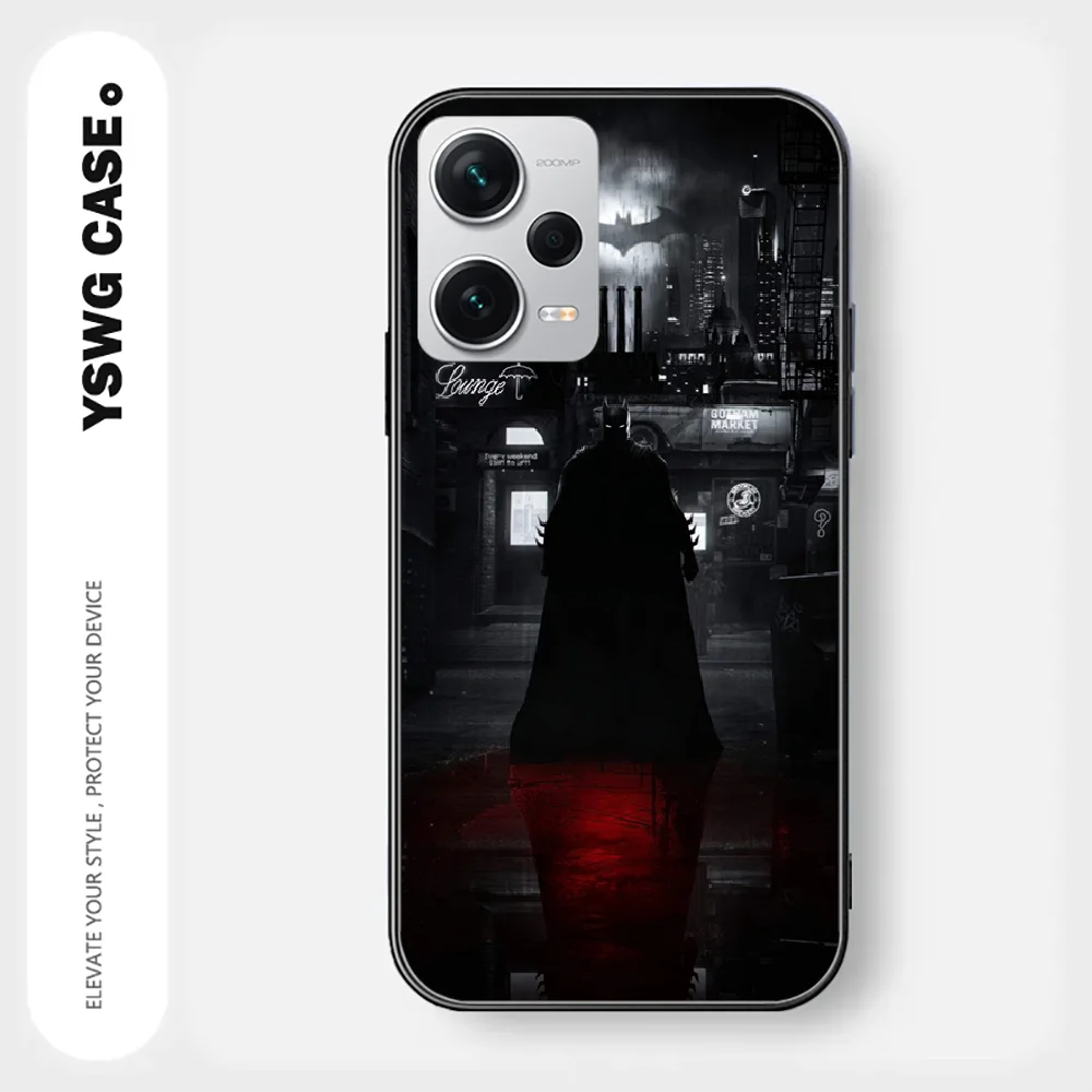 Бэтмен Брюс для Xiaomi Redmi Note 8 9 10 11 12 13 C Pro Plus K70 чехол телефона черный