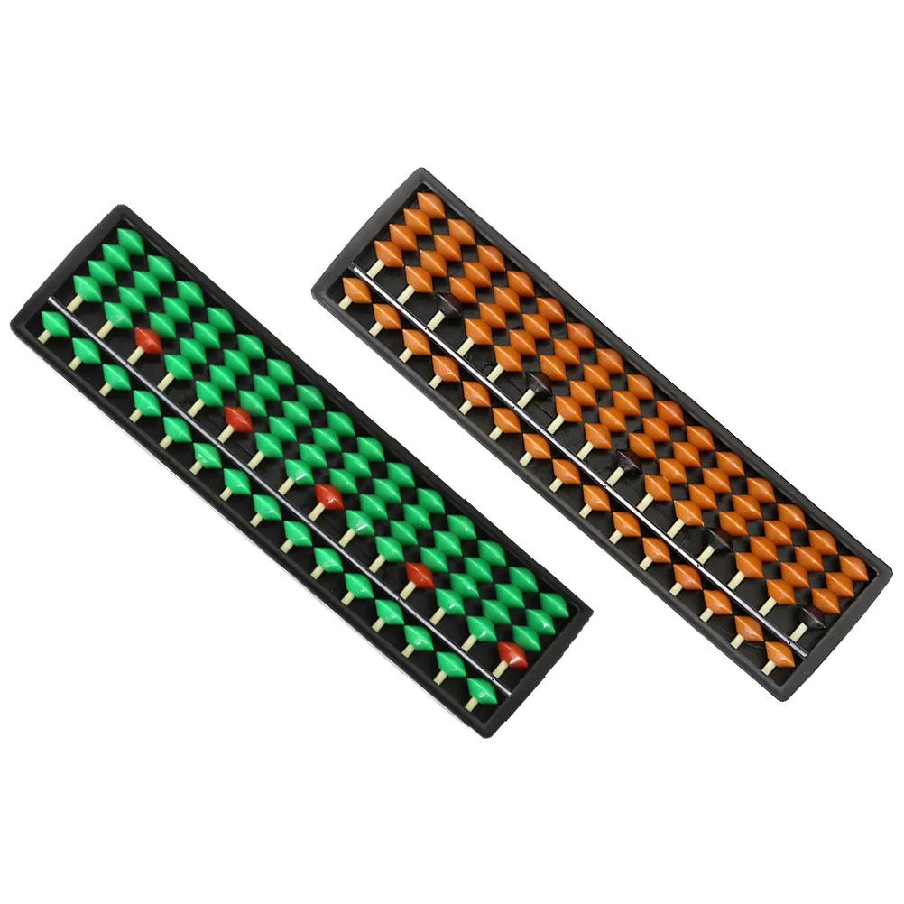 2 шт. 15-файловые счеты детские математические маленькие портативные