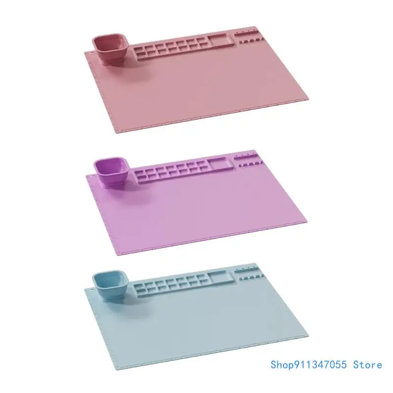 

Silicone Craft Mat for Children Art Creation MultiPurpose Crafting Pad for Art Painting DIY Clay Project Art Drop shipping