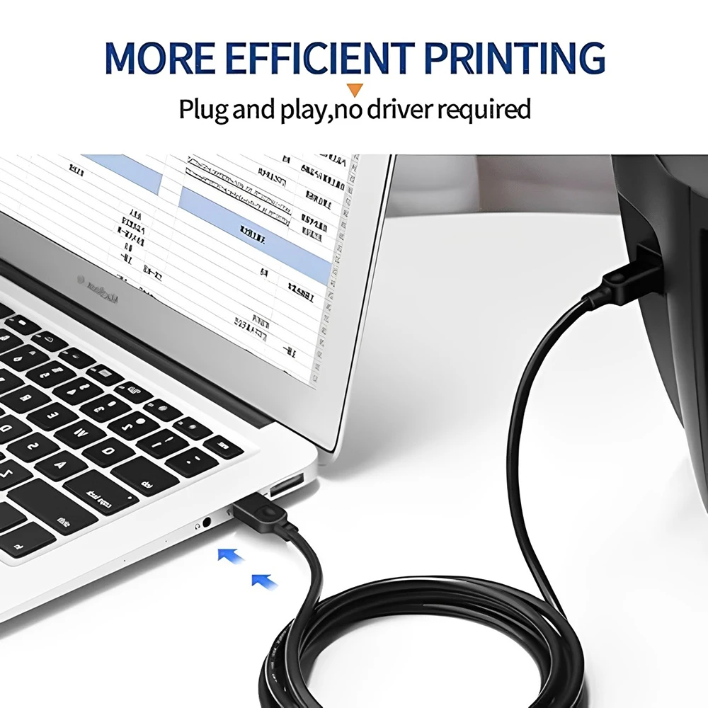 USB-кабель для принтера шнур совместимый с EcoTank внешний диаметр