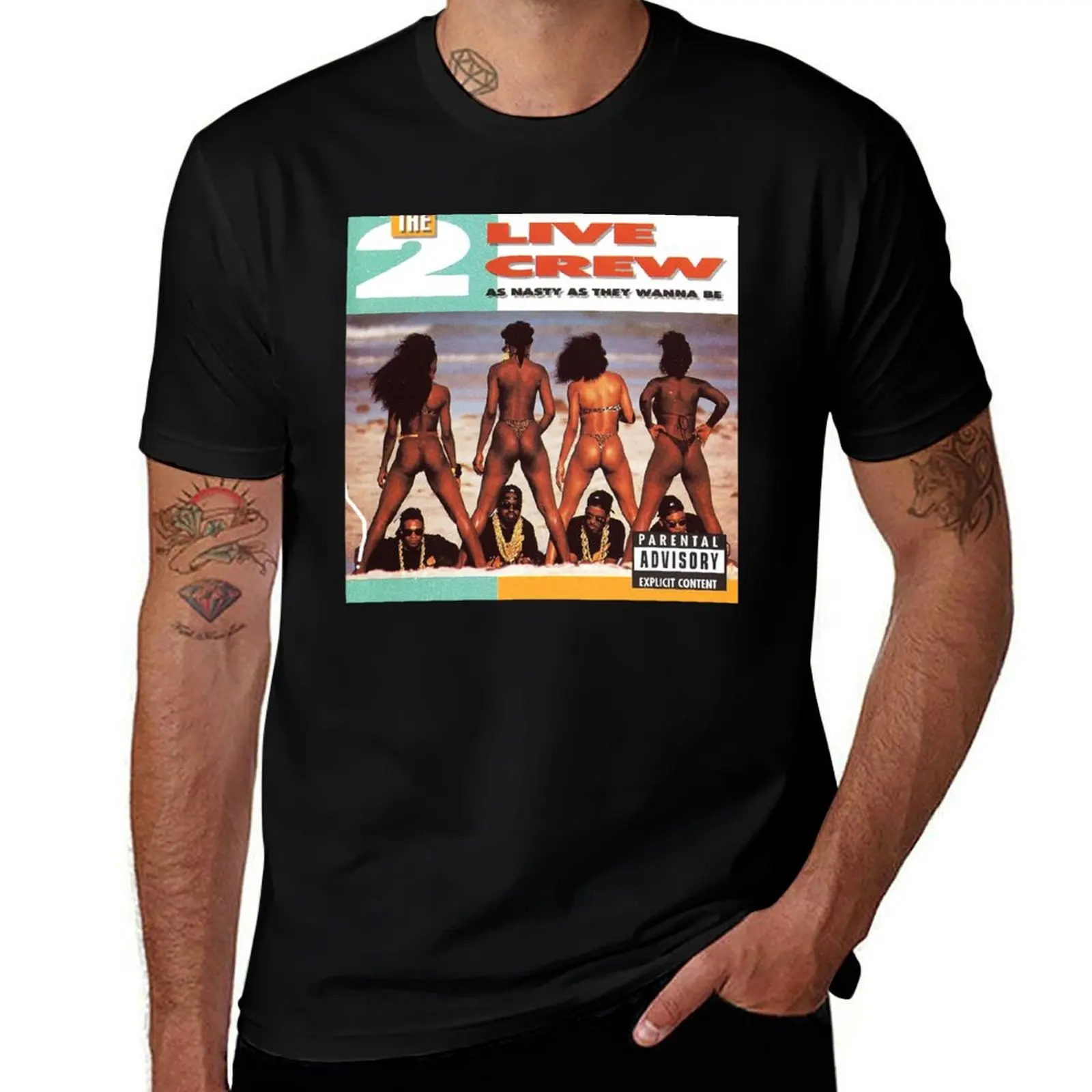 2. Live Crew Nasty as They Wanna Be Vintage Album футболка в стиле хип-хоп рэп мешковатые рубашки