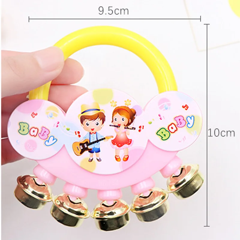 Новая детская погремушка мультяшный металлический колокольчик игрушка |