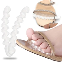 silicone non slip insoles sandals transparent sticker high heel shoes women foot self adhesive patch cushion forefoot gel pads