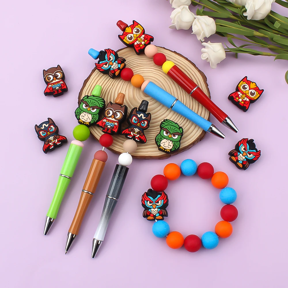 5/10pcs Новые Силиконовые Бусины Животные Форма Фокусные Для Ювелирные Изделия DIY