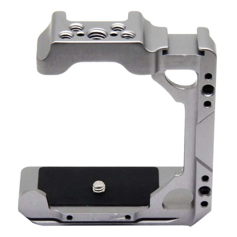 

NEW-Camera Cage Handle for Sony A1 A7S3 Camera Stabilizer 1/4 Threads Holes Quick Release Plate Shoot Bracket
