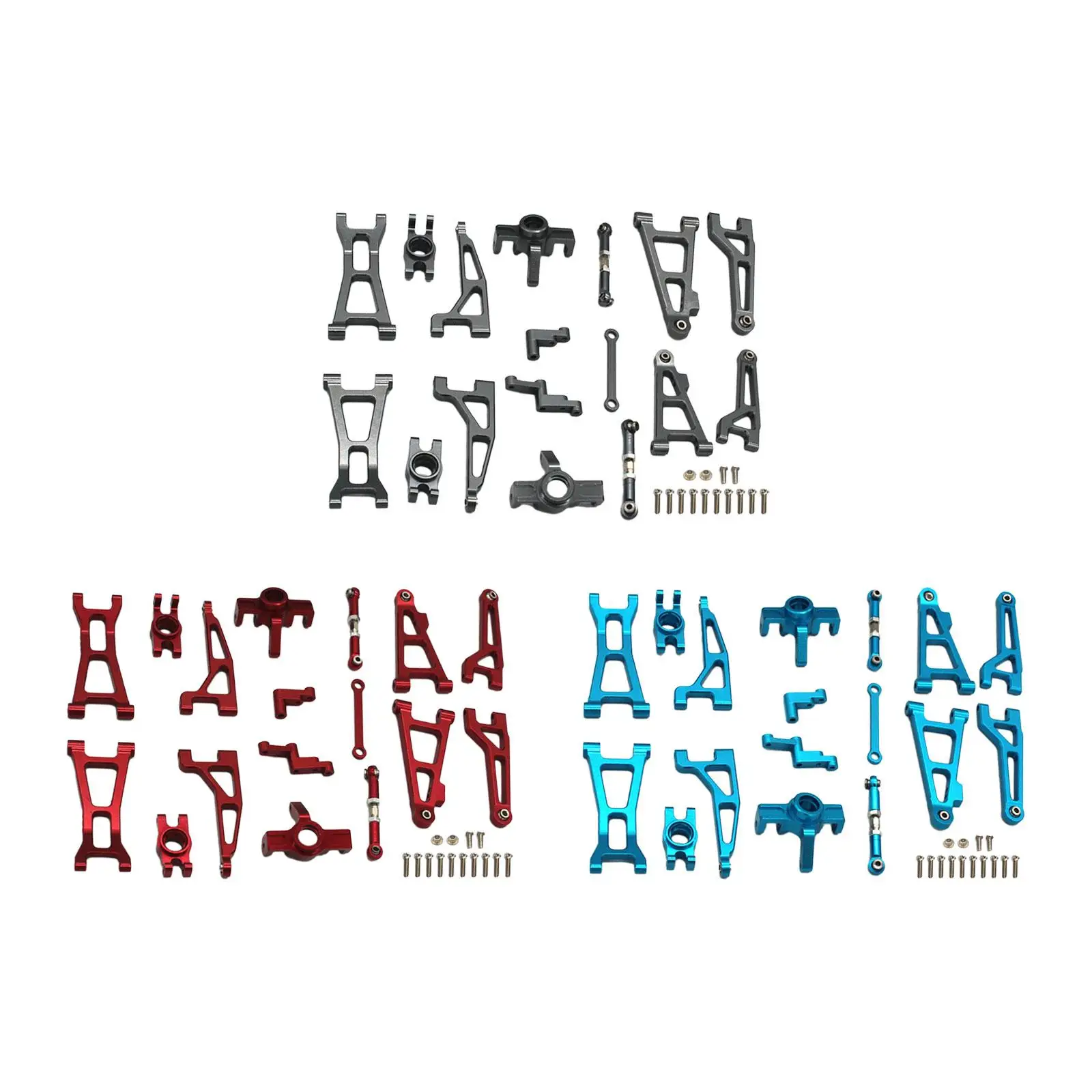 

Запасные части для радиоуправляемого автомобиля, Кубок заднего колеса 1:16, обновленный металлический Тяговый стержень, поворотный кронштейн, комплекты шасси для 16207, аксессуары для радиоуправляемого автомобиля «сделай сам»