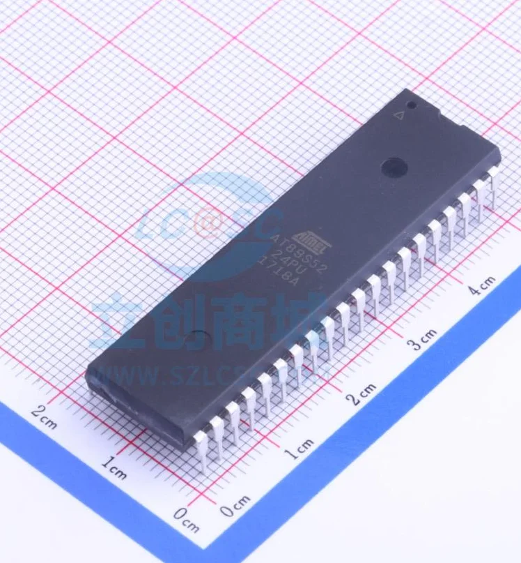 

100% AT89S52-24PU Package DIP-40 New Original Genuine Processor/microcontroller IC Chip