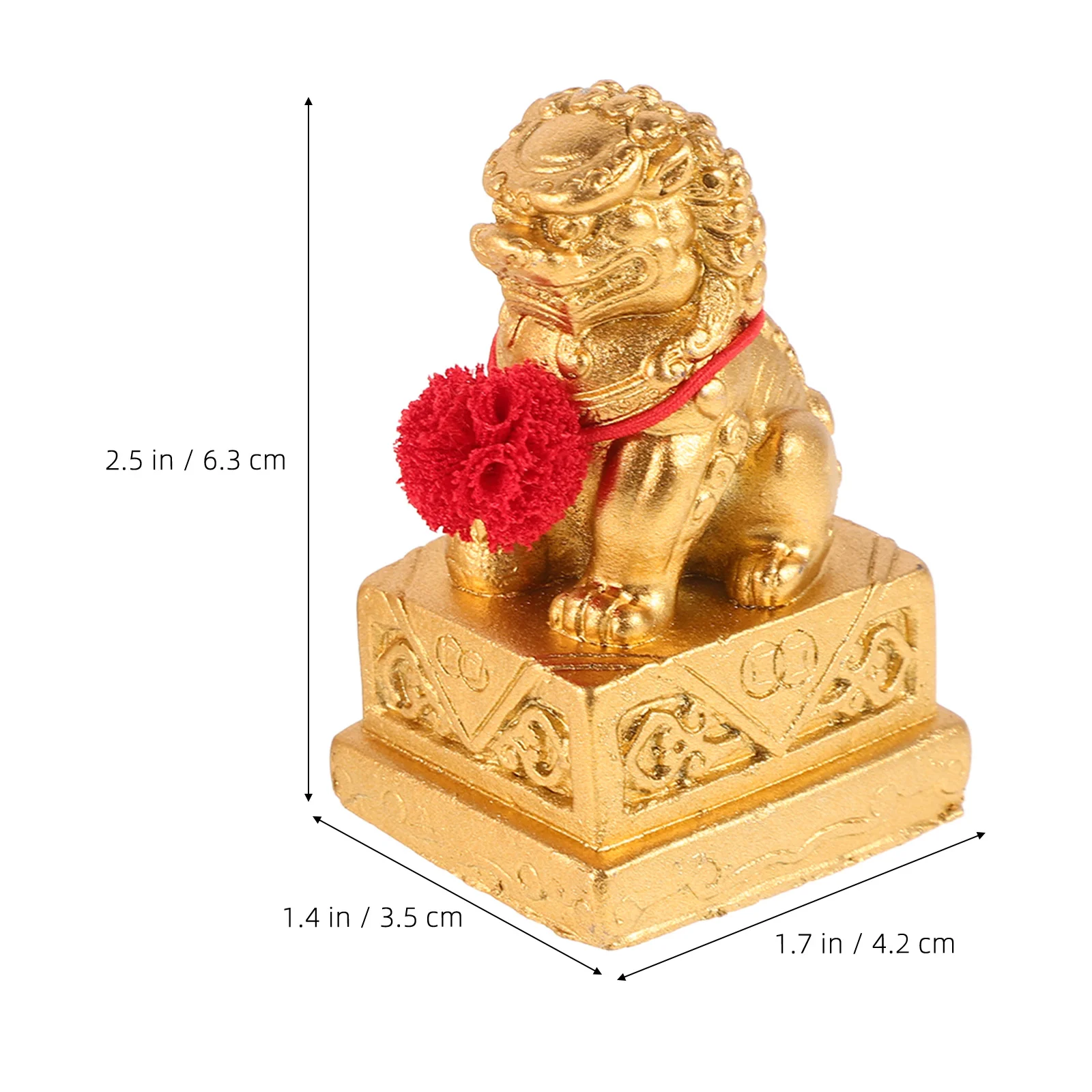 2 шт. орнамент льва китайские коллекционные предметы мини-статуэтка китайский
