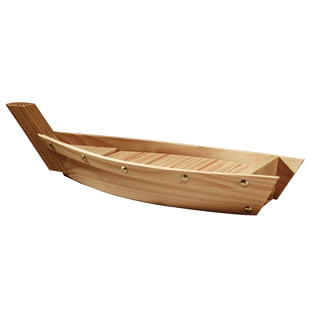 

Wooden Sushi Platter Wood Sushi Tray Japanese Cuisine Sashimi Tray Pastry Platters Serving Plate Kitchen Serving Platter Tray
