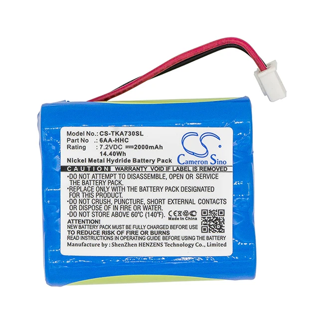 Cameron Sino 2000mAh Battery For TDK Life on Record A73  Life on Record A73 Boombox 6AA-HHC