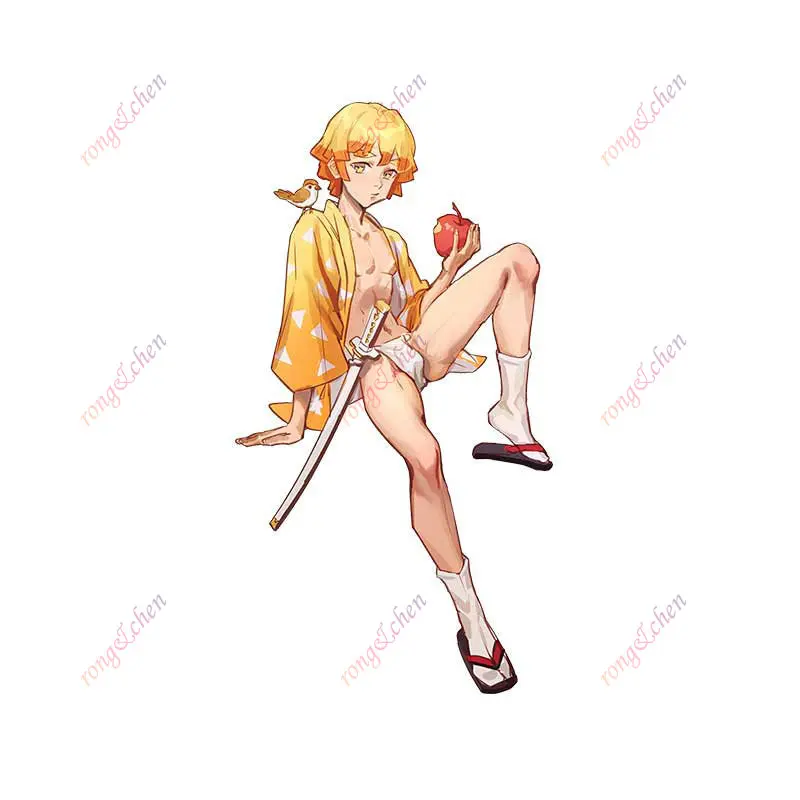

Anime Cartoon Car Sticker Kamado Tanjiro for Car Motorcycle Racing Helmet Laptop Trunk Body Car Window Surfboard PVC Vinyl Decal