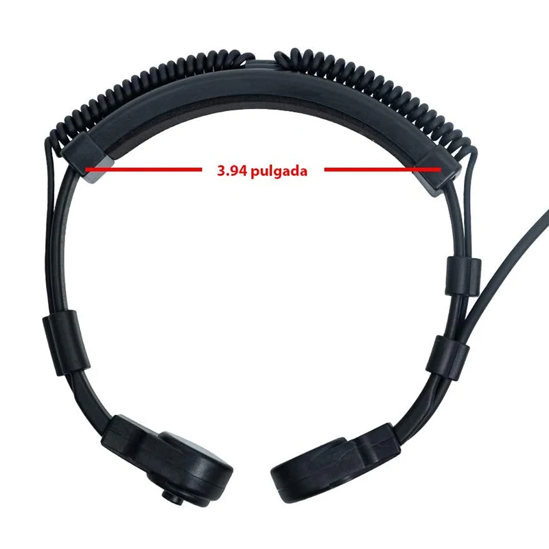 Tactical Throat Headset Earpiece with U94 Tactical PTT Compatible for Baofeng UV-5R BF-888S BF-F8HP BF-F9 UV-82 UV-82HP UV-82C