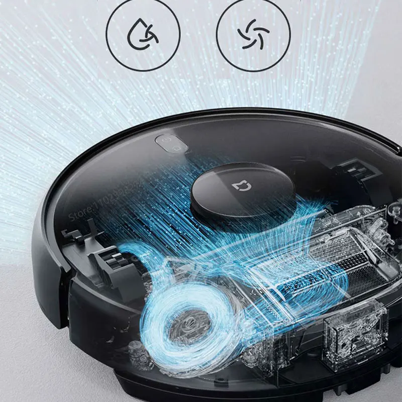 XIAOMI MIJIA ROBOT MOP 2 Pro робот для подметания и мытья полов LDS Лазерная навигация 4 кПа