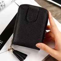 2022 new fashion pu leather small wallets women bag bank card holder coin purses female purse wallets for female money clips