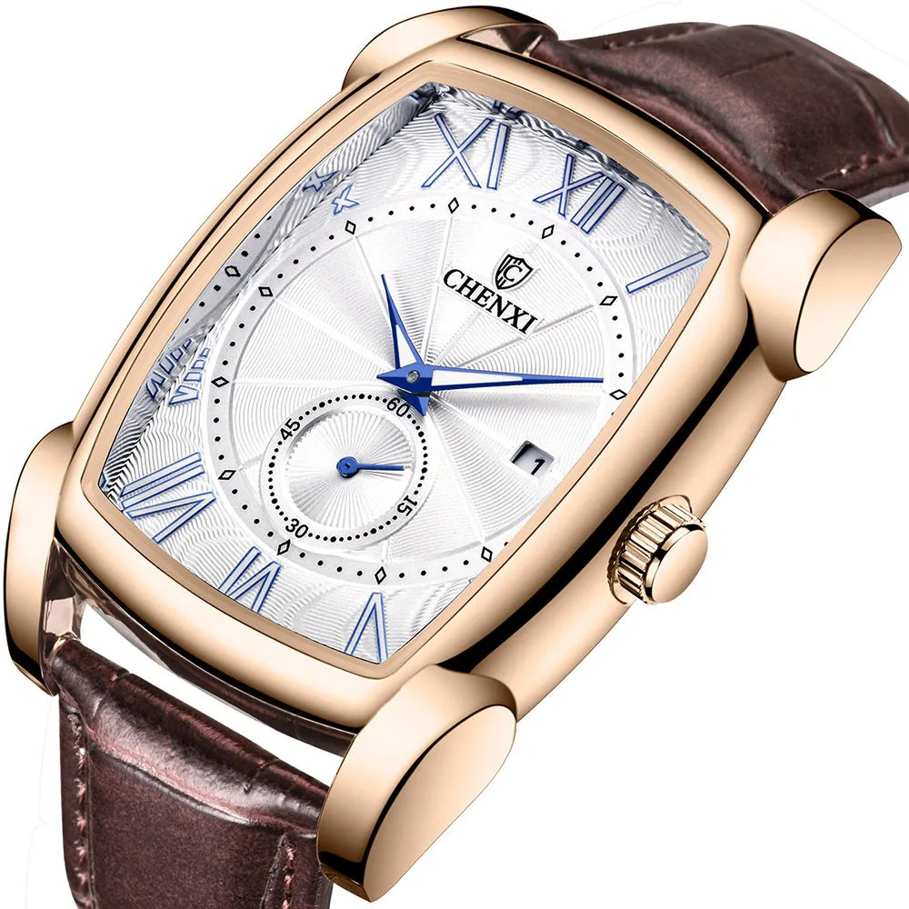 

Часы наручные мужские кварцевые в металлической оправе, модные деловые немеханические светящиеся с календарем, спортивные с большим циферблатом