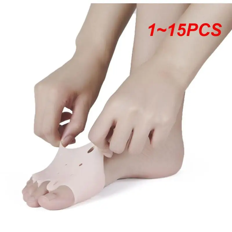 

1~15PCS 1Pair Silicone Gel Toe Separator Toe Finger Separator Feet Care Braces Supports Tools Pinky Guard Foot Hallux Valgus