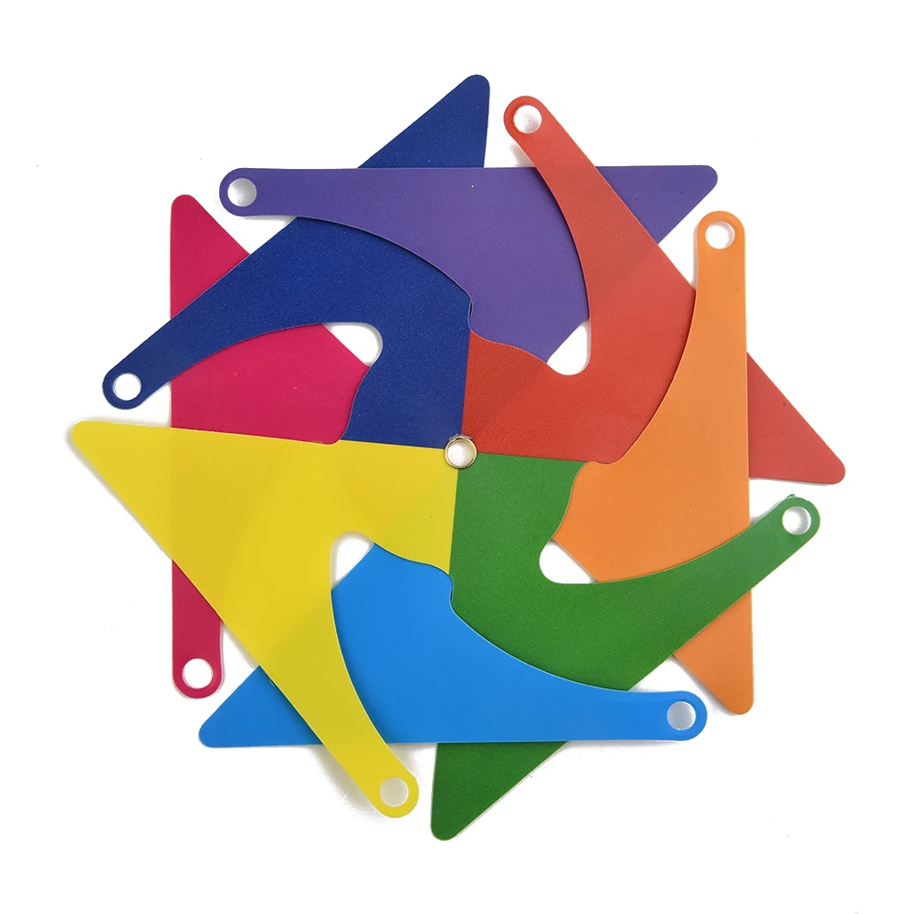 

Уличная ветряная мельница, ветряной Спиннер, украшение для сада, детской комнаты, стеклянная ветряная мельница, красочные детские игрушки