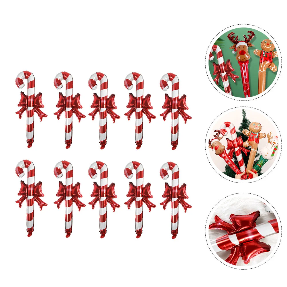 

Candy Christmas Cane Balloons Balloon Decorations Inflatablepartycanes Props Outdoor Supplies Decor Stick Ornament Large Prop