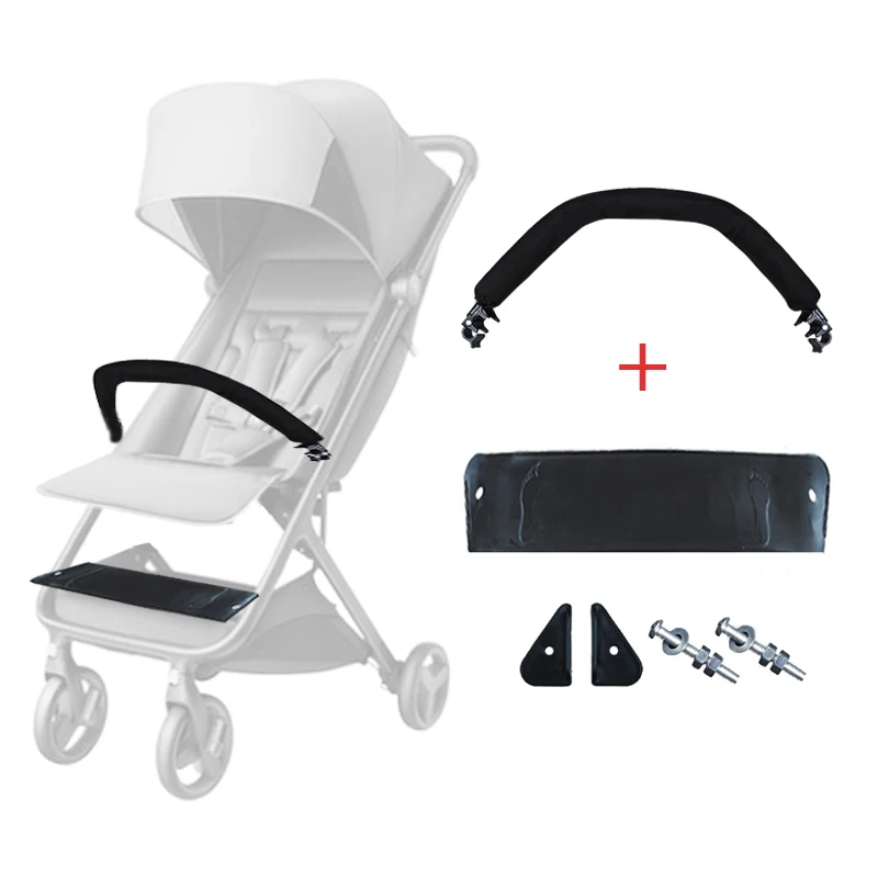 

Baby Stroller Accessories Stroller Armrest Bumper Bar Stroller Footrest Footboard Pushchairs Pram Part